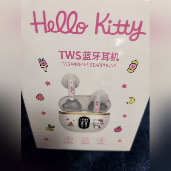 HELLO KITTY TWS WIRELESS EARPHONES - Picture 2 of 7